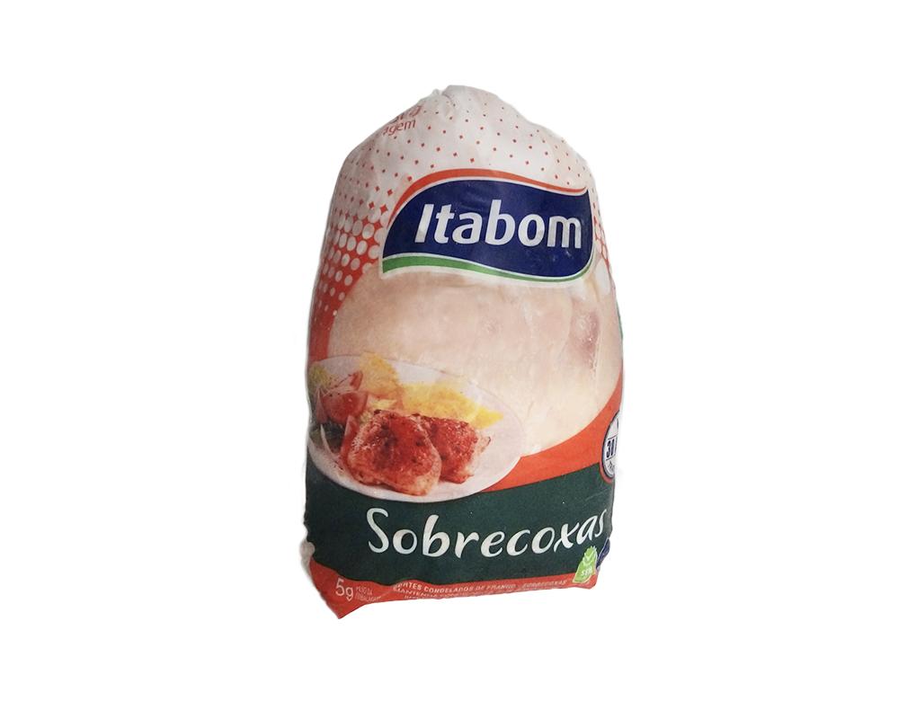 SOBRECOXAS DE FRANGO CONGELADAS COM OSSO ITABOM (CX 20 KG)